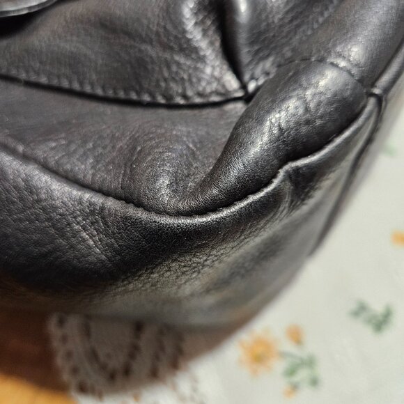 RADLEY London NWOT Rare Retro Black Pebbled Leather bag - Picture 13 of 16